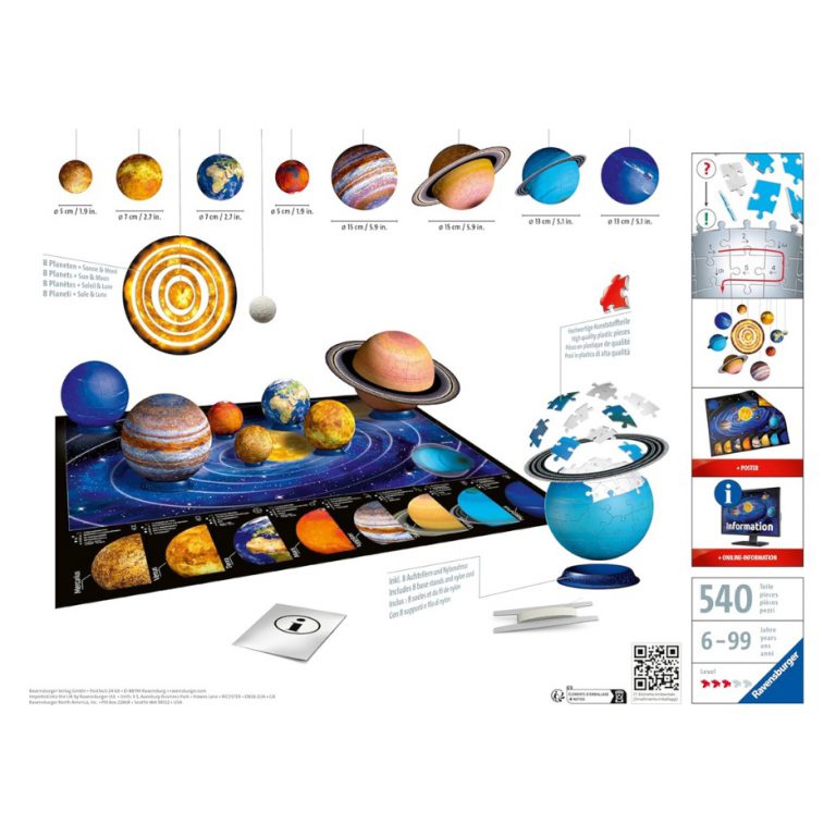 Ravensburger 3D sestavljanka PLANETI - slika 2