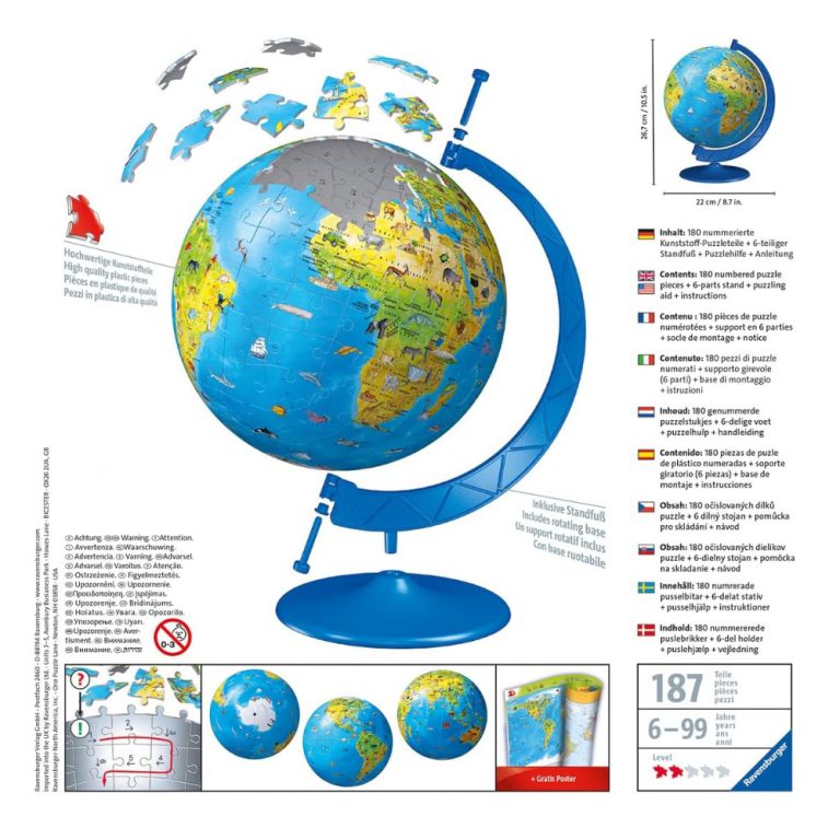 Ravensburger 3D sestavljanka GLOBUS - slika 2