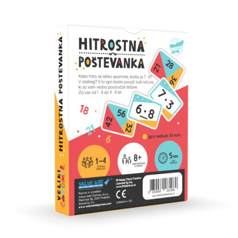 Hitrostna poštevanka - slika 2