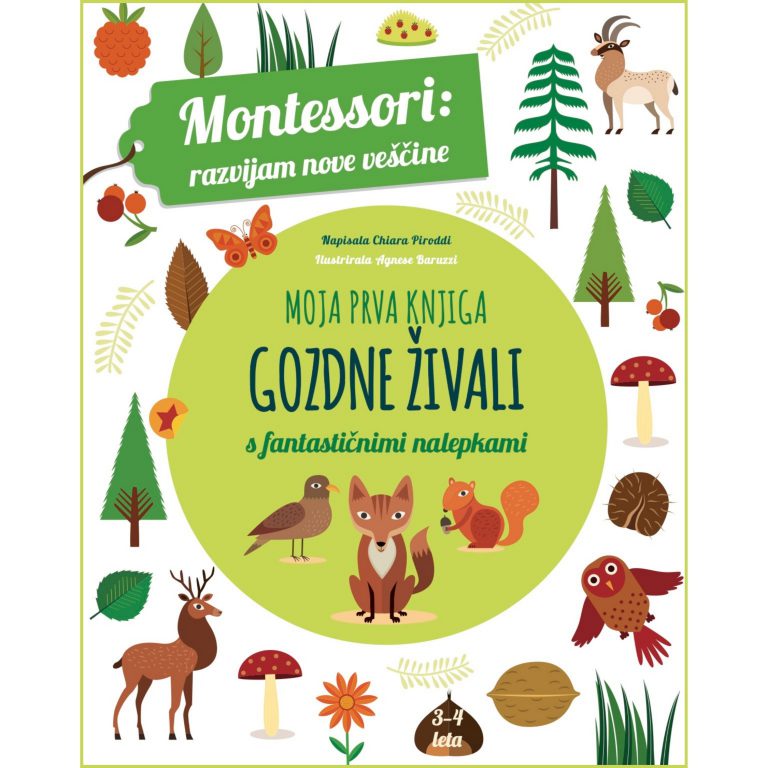 MONTESSORI - GOZDNE ŽIVALI (3-5 let)