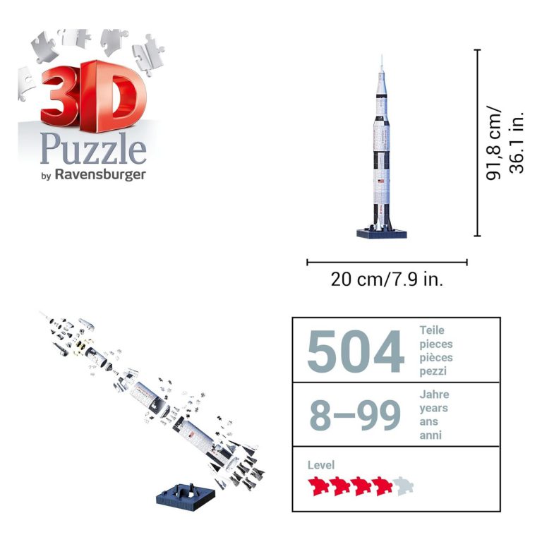 Ravensburger 3D sestavljanka RAKETA - slika 3