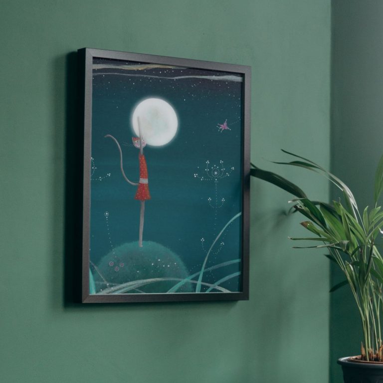 SALAMBA IN LUNA - giclée tisk - slika 2