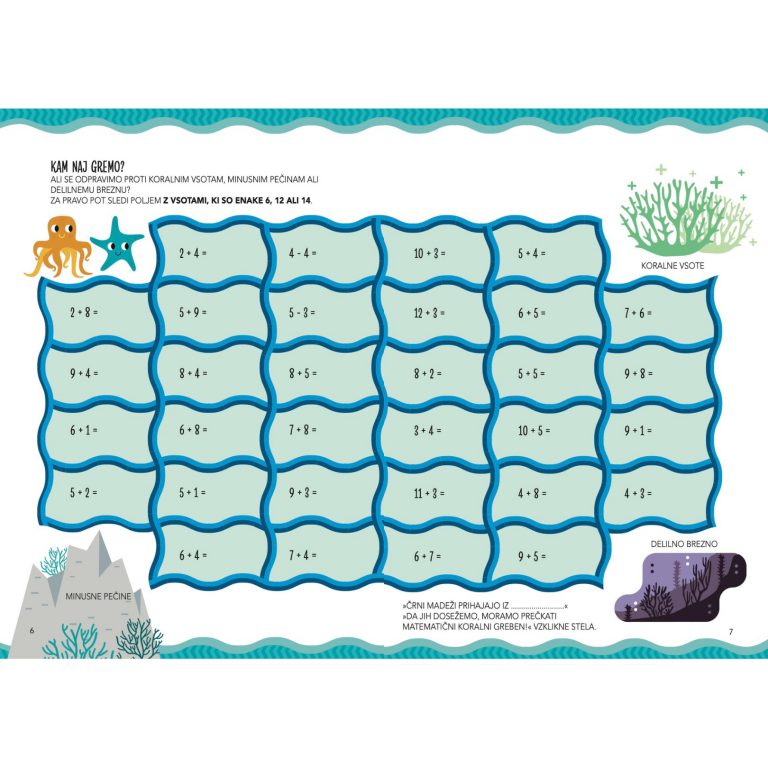 Nori na matematiko: OCEAN RAČUNOV (7-8 let) - slika 3